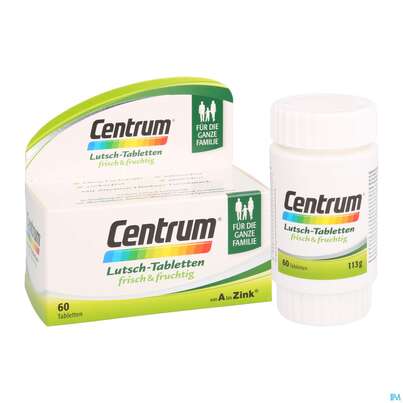 Centrum Lutschtabl Frisch +fruchtig 60st, A-Nr.: 4084198 - 07