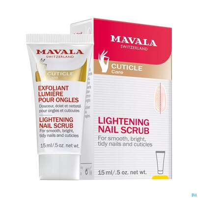 Sie sehen eine Packung Mavala Nagel Aufhellende Peeling Maske 15ml, Produktbild: 03 Mavala Nagel Aufhellende Peeling Maske 15ml, A-Nr.: 3693162 - 03