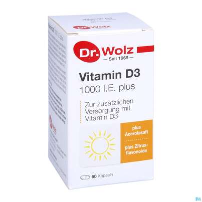 Vitamin D3 Kapseln 1000ie Plus -dr.wolz Nr 60 60st, A-Nr.: 3839335 - 05
