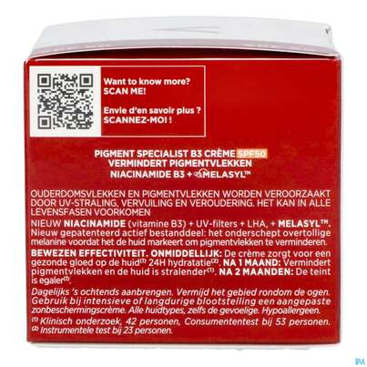 Vichy Liftactiv B3 Anti-pigmentflecken Creme Lsf50 50ml, A-Nr.: 5662504 - 12