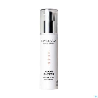 Sie sehen eine Packung Madara Moonflower Tinting Fluid Rose Beige 50ml, Produktbild: 01 Madara Moonflower Tinting Fluid Rose Beige 50ml, A-Nr.: 4566939 - 01