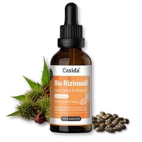 Bio Rizinusöl kaltgepresst für Haut, Haare &amp;amp; Wimpern, A-Nr.: 5957636 - 01