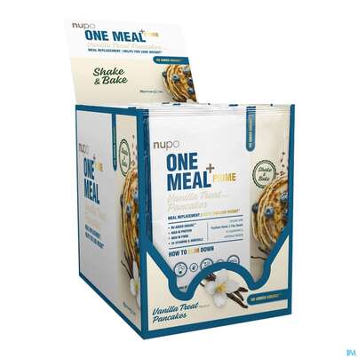 Sie sehen eine Packung Nupo Lebenswert Onemeal Pancake 60g, Produktbild: 02 Nupo Lebenswert Onemeal Pancake 60g, A-Nr.: 5739112 - 02