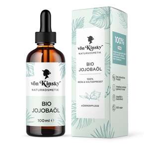 von Kinsky® Bio Jojoba Öl 100 % rein &amp;amp; kaltgepresst, A-Nr.: 5987442 - 01