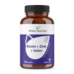 R(h)ein Nutrition Biotin+Zink+Selen für Haut, Haare &amp;amp; Nägel Kapseln hochdosiert, A-Nr.: 5987146 - 01