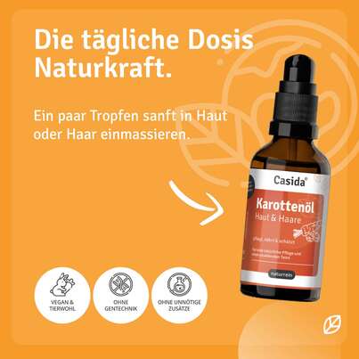 Sie sehen eine Packung Karotten Öl, Produktbild: 03 Karotten Öl, A-Nr.: 5807523 - 03