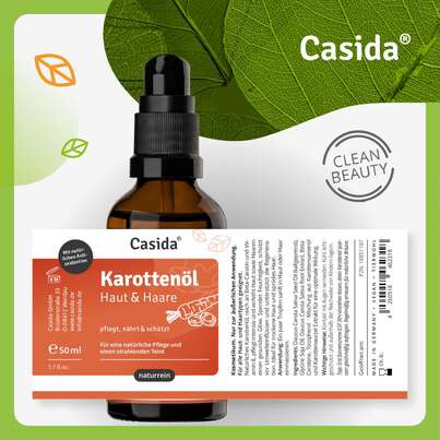 Sie sehen eine Packung Karotten Öl, Produktbild: 07 Karotten Öl, A-Nr.: 5807523 - 07