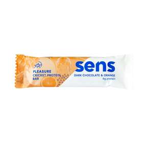 SENS Pleasure Proteinriegel mit Grillenmehl - Dunkle Schokolade &amp;amp; Orange, A-Nr.: 5948620 - 01