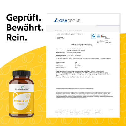 R(h)ein Nutrition Vitamin D3 2.000 I. E. Kapseln hochdosiert, A-Nr.: 5987287 - 07