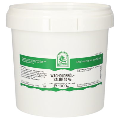 WACHOLDEROEL SALBE 10% 1000 G, A-Nr.: 5072547 - 01