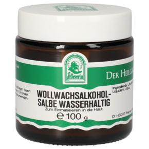 WOLLWACHSALKOHOLSALBE WASSERHALTIG 100 G, A-Nr.: 5650837 - 01