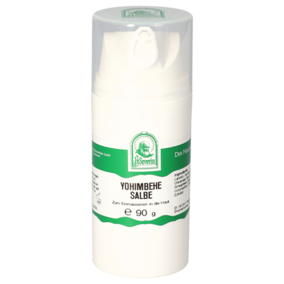 Sie sehen eine Packung YOHIMBEHE SALBE 90 G, Produktbild: 01 YOHIMBEHE SALBE 90 G, A-Nr.: 5471862 - 01