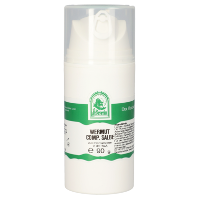 Sie sehen eine Packung WERMUT COMP. SALBE 90 G, Produktbild: 01 WERMUT COMP. SALBE 90 G, A-Nr.: 5770493 - 01