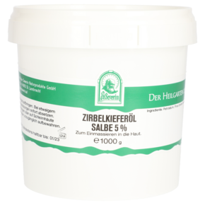 ZIRBELKIEFEROEL SALBE 5% 1000 G, A-Nr.: 5802916 - 01