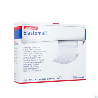 Sie sehen eine Packung Elastische Binden Elastomull Einzeln Verpackt 4mx 4cm 1st, Produktbild: 02 Elastische Binden Elastomull Einzeln Verpackt 4mx 4cm 1st, A-Nr.: 0191460 - 02