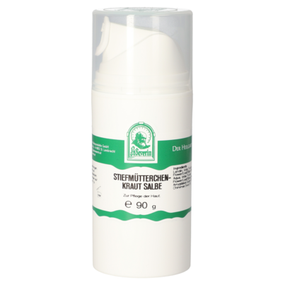 Sie sehen eine Packung STIEFMÜTTERCHENKRAUT SALBE 90 G, Produktbild: 01 STIEFMÜTTERCHENKRAUT SALBE 90 G, A-Nr.: 5718788 - 01
