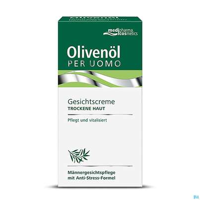 Sie sehen eine Packung Oliven Oel Dr.theiss Per Uomo Gesichtscreme 50ml, Produktbild: 02 Oliven Oel Dr.theiss Per Uomo Gesichtscreme 50ml, A-Nr.: 3626355 - 02