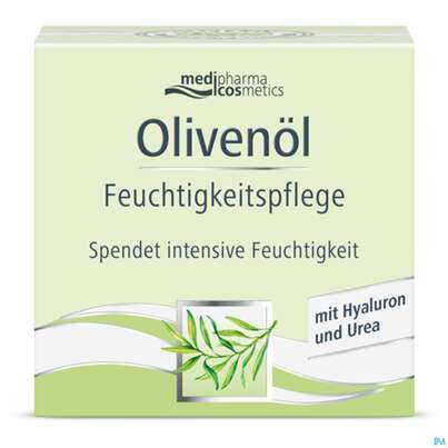 Sie sehen eine Packung Oliven Oel Dr.theiss Feuchtigkeitspflege 50ml, Produktbild: 02 Oliven Oel Dr.theiss Feuchtigkeitspflege 50ml, A-Nr.: 3204660 - 02