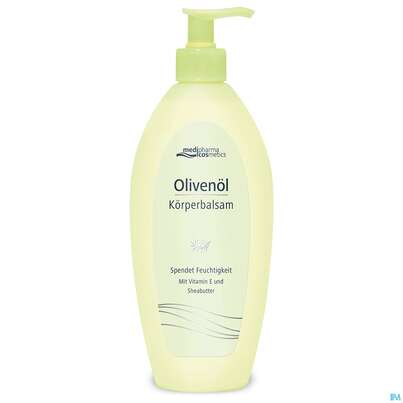 Sie sehen eine Packung Oliven Oel Dr.theiss Koerperbalsam 500ml, Produktbild: 01 Oliven Oel Dr.theiss Koerperbalsam 500ml, A-Nr.: 3550847 - 01