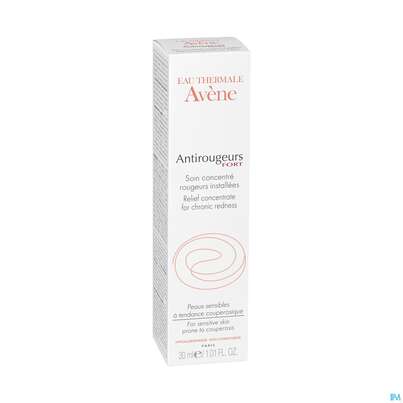 Sie sehen eine Packung Avene Antirougeurs Fort/stark Intensivpflege 30ml, Produktbild: 03 Avene Antirougeurs Fort/stark Intensivpflege 30ml, A-Nr.: 2571623 - 03