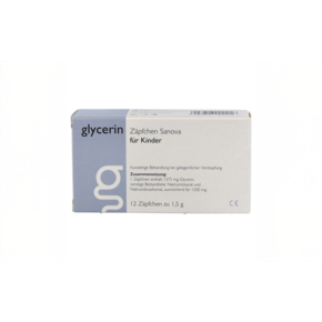 Glycerin Zäpfchen Sanova MP für Kinder, A-Nr.: 5947307 - 01