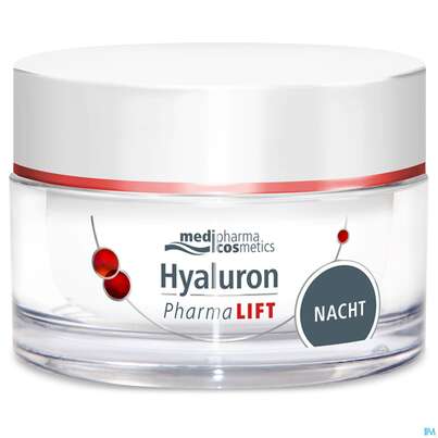 Sie sehen eine Packung Hyaluron Pharma Lift Nacht 50ml, Produktbild: 02 Hyaluron Pharma Lift Nacht 50ml, A-Nr.: 5181874 - 02