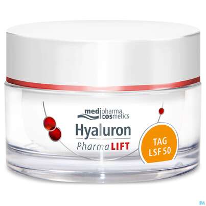 Sie sehen eine Packung Hyaluron Pharma Lift Tag Lsf50 50ml, Produktbild: 02 Hyaluron Pharma Lift Tag Lsf50 50ml, A-Nr.: 5181897 - 02