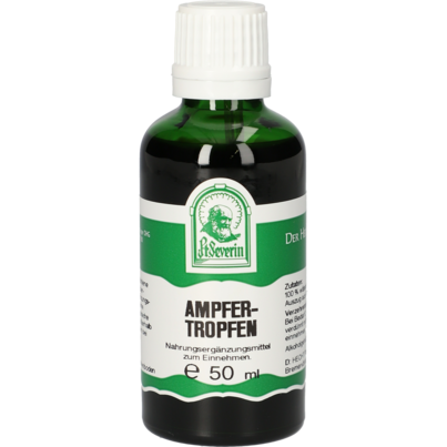 Sie sehen eine Packung AMPFER TROPFEN 50ML, Produktbild: 01 AMPFER TROPFEN 50ML, A-Nr.: 4566454 - 01