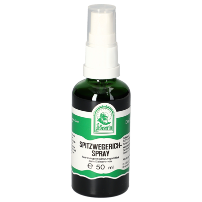 Sie sehen eine Packung SPITZWEGERICH SPRAY 50 ML, Produktbild: 01 SPITZWEGERICH SPRAY 50 ML, A-Nr.: 4444969 - 01