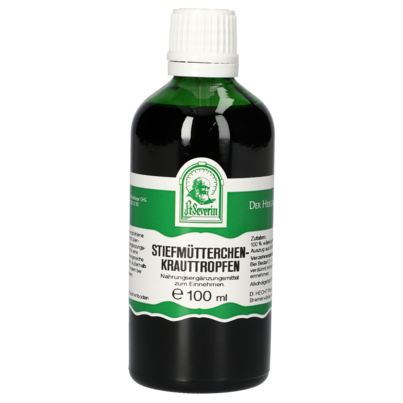 Sie sehen eine Packung STIEFMÜTTERCHENKRAUT TROPFEN 100 ML, Produktbild: 01 STIEFMÜTTERCHENKRAUT TROPFEN 100 ML, A-Nr.: 4485017 - 01