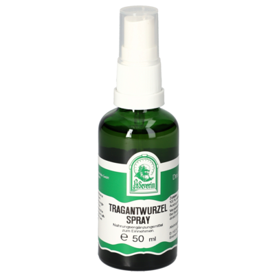 Sie sehen eine Packung TRAGENTWURZEL SPRAY 50ML, Produktbild: 01 TRAGENTWURZEL SPRAY 50ML, A-Nr.: 4878308 - 01