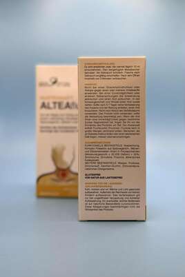 Sie sehen eine Packung Unifarco Saft Alteaflu Husten 150ml, Produktbild: 03 Unifarco Saft Alteaflu Husten 150ml, A-Nr.: 8007102 - 03