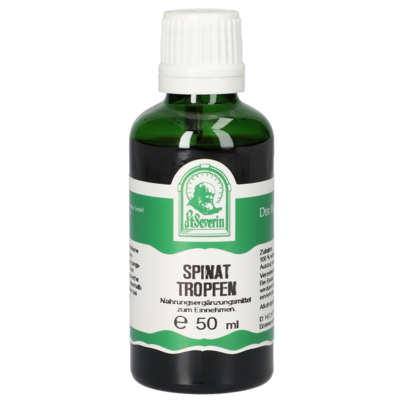 Sie sehen eine Packung SPINAT TROPFEN 50 ML, Produktbild: 01 SPINAT TROPFEN 50 ML, A-Nr.: 5773712 - 01
