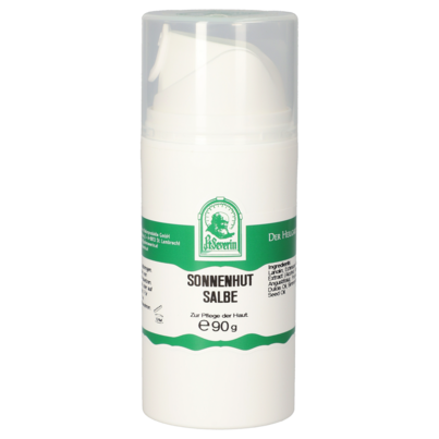 Sie sehen eine Packung SONNENHUT SALBE 90 G, Produktbild: 01 SONNENHUT SALBE 90 G, A-Nr.: 5718630 - 01