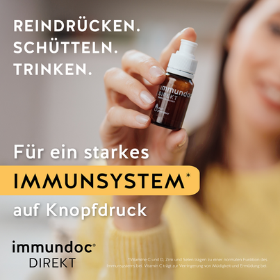 Sie sehen eine Packung immundoc® DIREKT Trinkfläschchen, Produktbild: 04 immundoc® DIREKT Trinkfläschchen, A-Nr.: 5329176 - 04