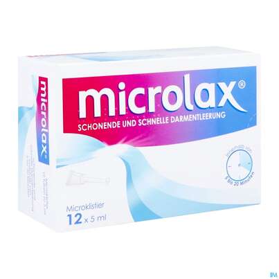 Sie sehen eine Packung Microlax-microklistier Tube 5ml 12st, Produktbild: 02 Microlax-microklistier Tube 5ml 12st, A-Nr.: 3907568 - 02