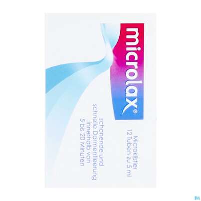 Sie sehen eine Packung Microlax-microklistier Tube 5ml 12st, Produktbild: 07 Microlax-microklistier Tube 5ml 12st, A-Nr.: 3907568 - 07