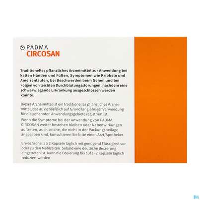 Sie sehen eine Packung Padma Circosan Kapseln 200st, Produktbild: 04 Padma Circosan Kapseln 200st, A-Nr.: 3780889 - 04