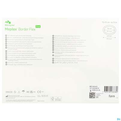 Wundverband Mepilex Border Flex 15x19cm 5st, A-Nr.: 4252299 - 03