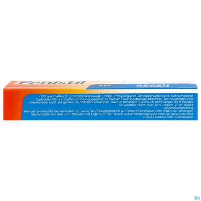 Fenistil Gel 50g, A-Nr.: 0622115 - 08