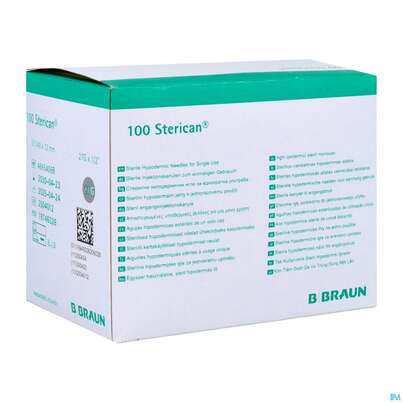 Sie sehen eine Packung Injektionsspritzen U.zubeh. Insulin/einmalkanuelen Sterican G26x 1/2 0,45x12mm 46654 100st, Produktbild: 04 Injektionsspritzen U.zubeh. Insulin/einmalkanuelen Sterican G26x 1/2 0,45x12mm 46654 100st, A-Nr.: 3048556 - 04