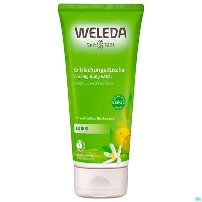 Sie sehen eine Packung Weleda Refresh Erfrischungsdusche Citrus 200ml, Produktbild: 03 Weleda Refresh Erfrischungsdusche Citrus 200ml, A-Nr.: 3054752 - 03