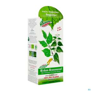 Birken Brennessel Elixier Kraeuterfit Alkoholfrei Bio Kraeuter Fruechte 330ml, A-Nr.: 3961728 - 01