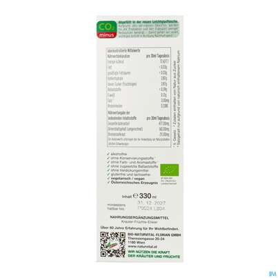 Sie sehen eine Packung Birken Brennessel Elixier Kraeuterfit Alkoholfrei Bio Kraeuter Fruechte 330ml, Produktbild: 08 Birken Brennessel Elixier Kraeuterfit Alkoholfrei Bio Kraeuter Fruechte 330ml, A-Nr.: 3961728 - 08