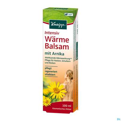 Sie sehen eine Packung Kalt/warm Therapie Kneipp Waermebalsam Arnika 100ml, Produktbild: 02 Kalt/warm Therapie Kneipp Waermebalsam Arnika 100ml, A-Nr.: 3435135 - 02