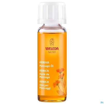 Sie sehen eine Packung Massage Oel -weleda +arnika 10ml, Produktbild: 02 Massage Oel -weleda +arnika 10ml, A-Nr.: 2383896 - 02