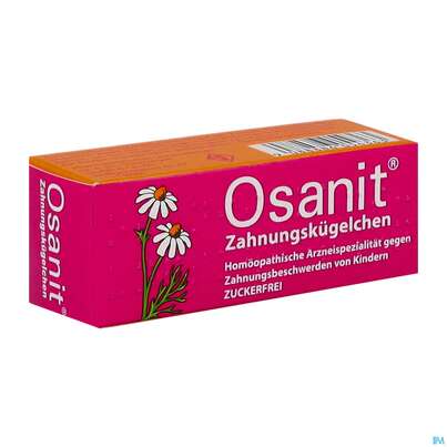 Sie sehen eine Packung Osanit Zahnungskuegelchen 5g, Produktbild: 02 Osanit Zahnungskuegelchen 5g, A-Nr.: 6054362 - 02