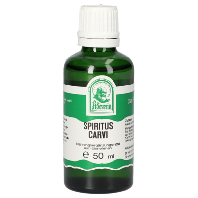 Sie sehen eine Packung SPIRITUS CARVI 50 ML, Produktbild: 01 SPIRITUS CARVI 50 ML, A-Nr.: 5061644 - 01