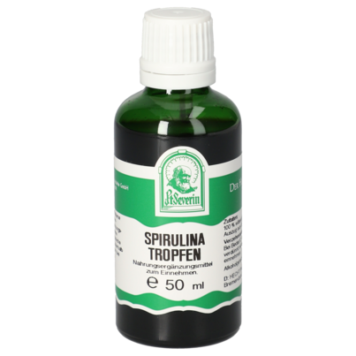Sie sehen eine Packung SPIRULINA TROPFEN 50 ML, Produktbild: 01 SPIRULINA TROPFEN 50 ML, A-Nr.: 5712314 - 01