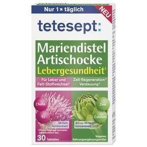 tetesept Mariendistel Artischocke 30 St, A-Nr.: 6009686 - 01